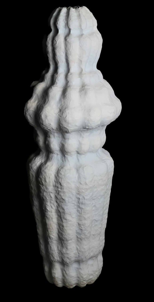 Light Blue Temple Vase